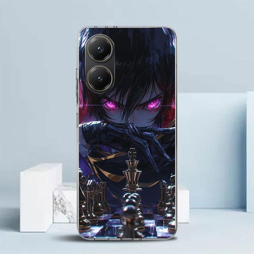 Code Geass Anime Phone Case For Xiaomi Poco F7 Ultra X5 X6 X7 Pro M7 Redmi 15C 15 13C 13 12C 12 10C 10 10A 9 9C 9A 9T Cover Poco