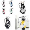 Golf Ball Shape Pen Holder With Zinc Alloy Material For Office Desk Decor And Gift