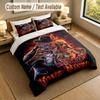 3Pcs Bedding Set Custom Name Text, 1 Sheet 2 Pillowcases Home Bed DecorA Nightmare on Elm Street Freddy Krueger