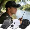 Solar&USB Charging  Fan Hat Breathable Summer Sun Cap Anti UV Baseball Cap for Hiking Fishing Outdoor Sports Father's Day Gift