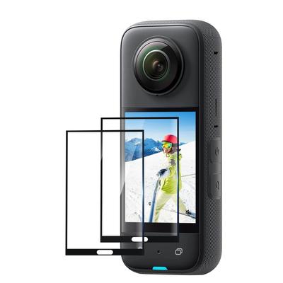 For Insta360 X3 PULUZ 2pcs Curved  HD Screen Film(Transparent)