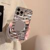 Fortune and Good Luck Text for IPhone 17 Pro Phone Case Max for Apple 14 Electroplated Mirror 1316 Hard
