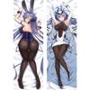 2WAY/WT Japanese Anime Azur Lane IJN Yamashiro Shirayuki U-110 Dakimakura Body Putetrekk Hugging Putevar Gave