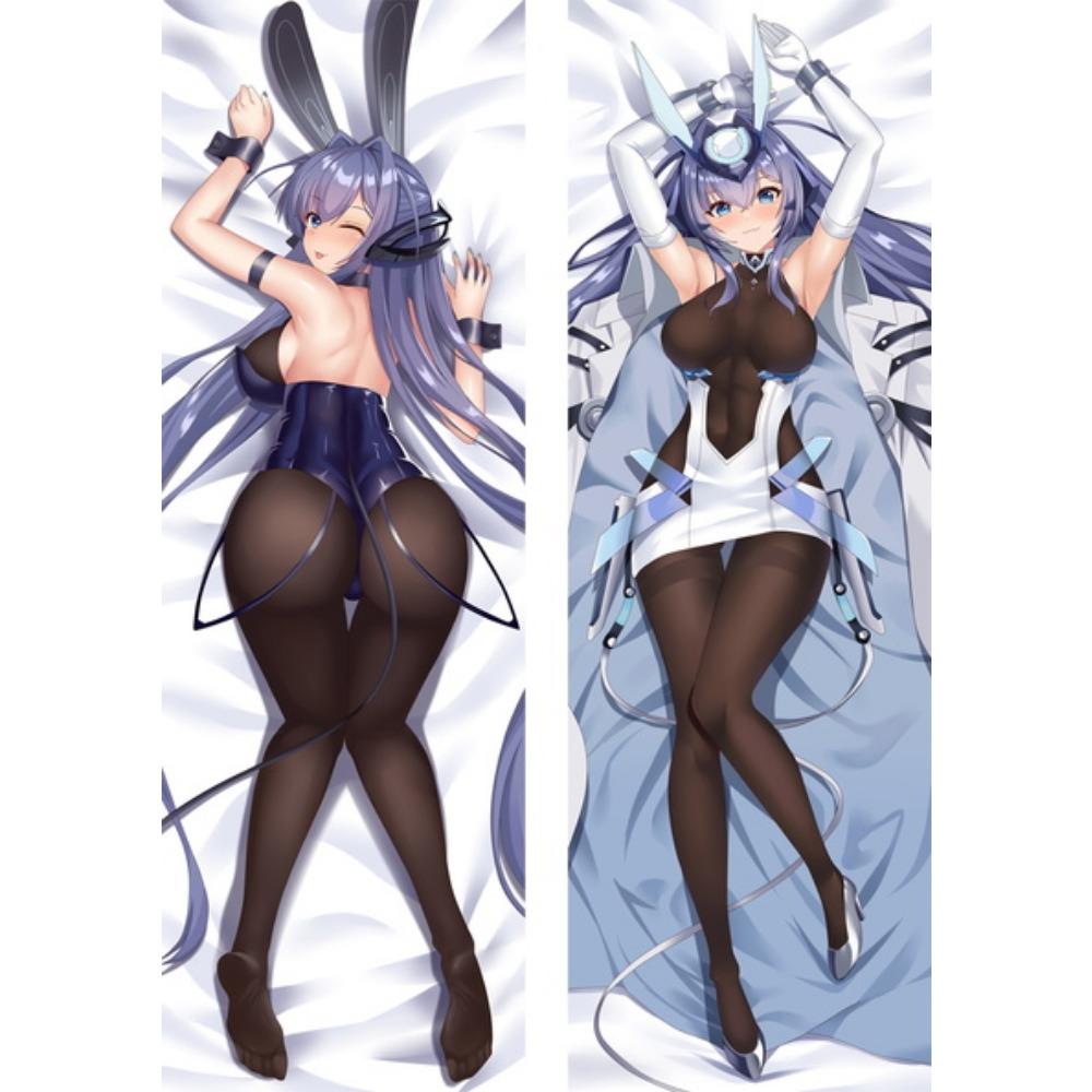 2WAY/WT Japanese Anime Azur Lane IJN Yamashiro Shirayuki U-110 Dakimakura Body Putetrekk Hugging Putevar Gave