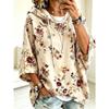 Women's Plus-Size Hooded Sweatshirt, Elegant Comfortable Simple Pattern Print,Fashionable and Versatile