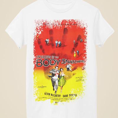 Invasion Of The Body Snatchers Movie Poster Inspired White T Shirt