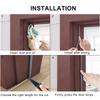 10m Weather Stripping Door Seal Strip Self-adhesive Draft Stopper Tape Window Insulation Noise Rubber Sealing Strip