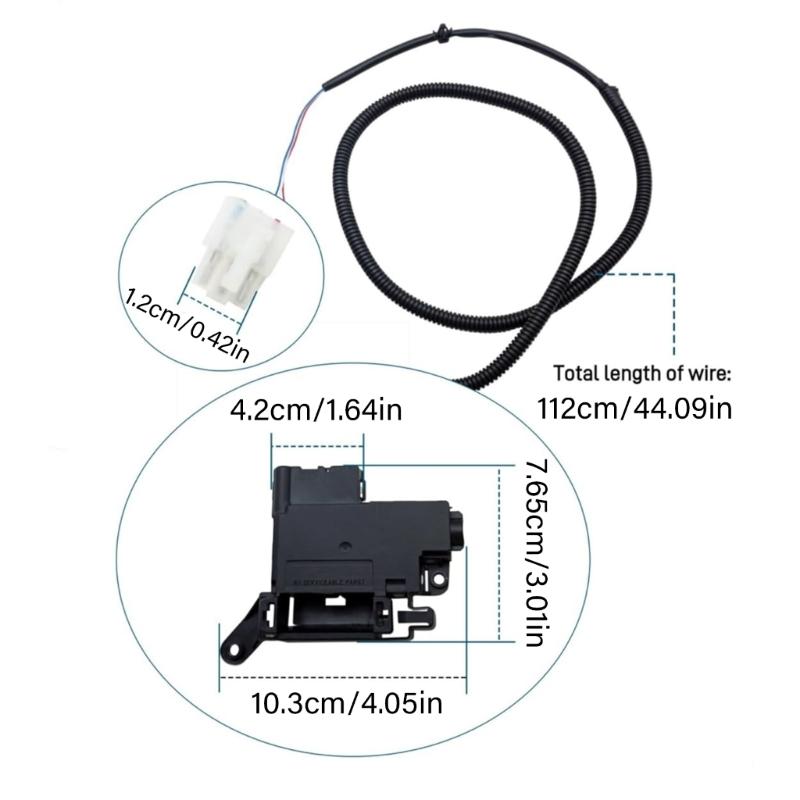Washer Latches Assembly Plastic W11414731 Efficient for Various Models Ensuring Secure Operation Washer Maintenance