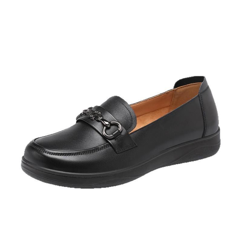 Red Dragonfly Women's Genuine Leather Summer Slip-On Flats