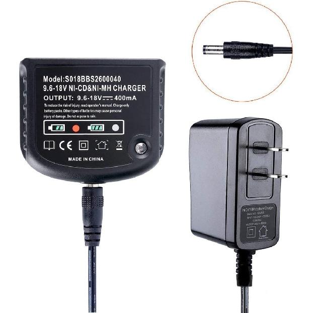 9.6V-18V Charger for, Charger Ni-Cd Ni- A18 Hpb18 A14 Hpb14 A12 Hpb12,Us Plug, black