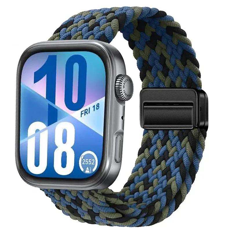Magnetic Braided Strap for Huawei Watch Fit 4 Pro 3 Nylon Loop Correa Sports Bracelet for Huawei Fit3 Fit4 4Pro Band Accessories