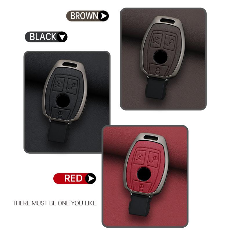 Car Key Case Cover Holder Shell Bag for Mercedes Benz A B C S Class AMG GLA CLA GLC W176 W221 W204 W205 Keychain Accessories