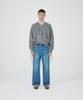 Hoite Het Mohair V Neck Knit (Charcoal)