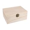 Christmas Box 1pcs/3pcs Plain Wooden Square Household