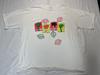 Vintage Hawaii Beach Shirt Mens One Size White Palm Trees Paradise Graphic 90s