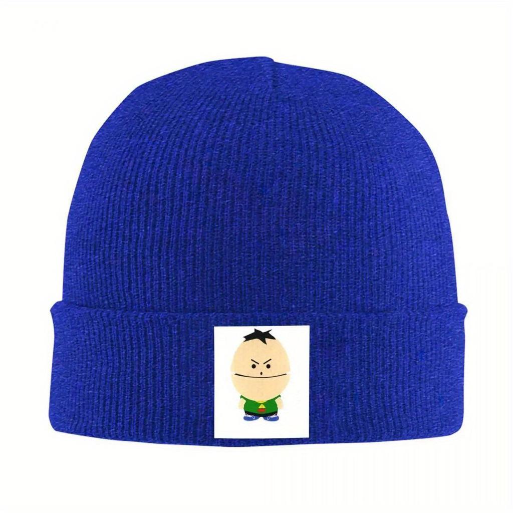 Souths Parks Mössor Angry Ike Mössor Design Stickad Mössa Vår Casual Vuxen Unisex Kpop Värme Elastisk Keps