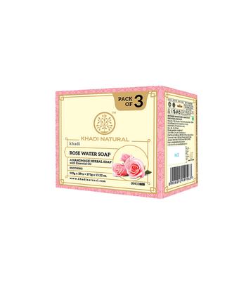 Rosenwasser Seife Kombipackung von 3 – Jeweils 125g