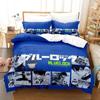 Fashion 3D Print Anime Blue Lock Bedding Set Boys Girls Twin Queen King Size Duvet Cover Pillowcase Bed Boys Adult Home Textiles