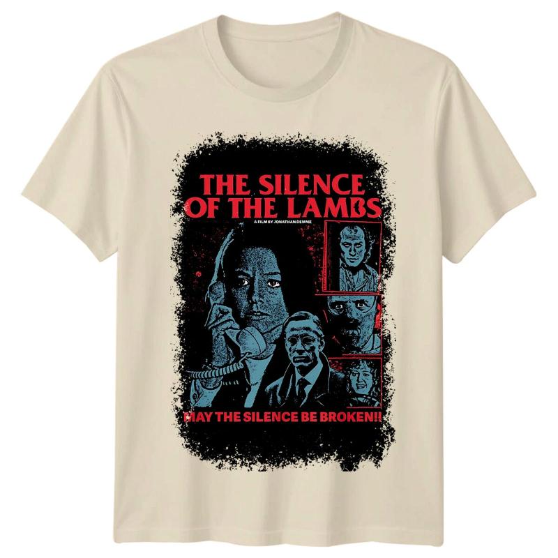 The Silence of the Lambs () Movie Poster Inspired TShirt Retro s Tee