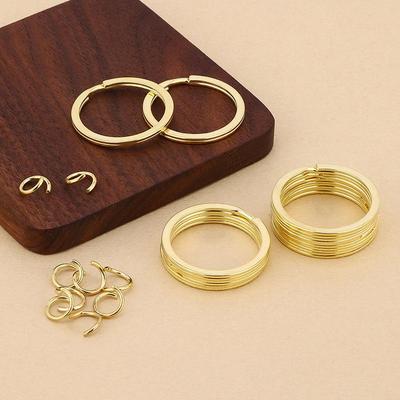 Copper Gourd Key Ring Accessory with Iron Alloy Buckle