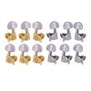 6x Guitar String Tuning Pegs Tuning Machines Grover, Metal, Guitar Tuner Machine Heads for Acoustic Guitars