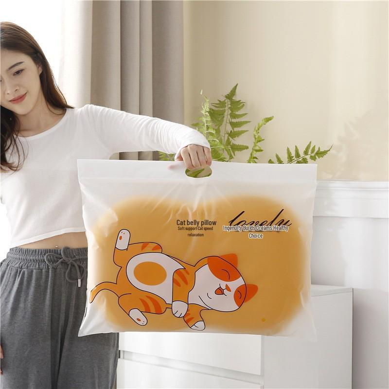 Slow Rebound Memory Foam Cat Belly Pillow - Perfect Gift for Cat Lovers