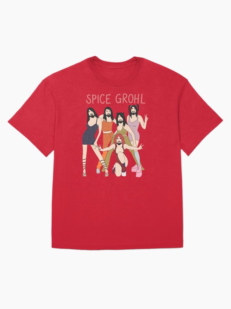 Foo Fighters Spice Grohl Funny Rock Band Parody Oversized T-Shirt