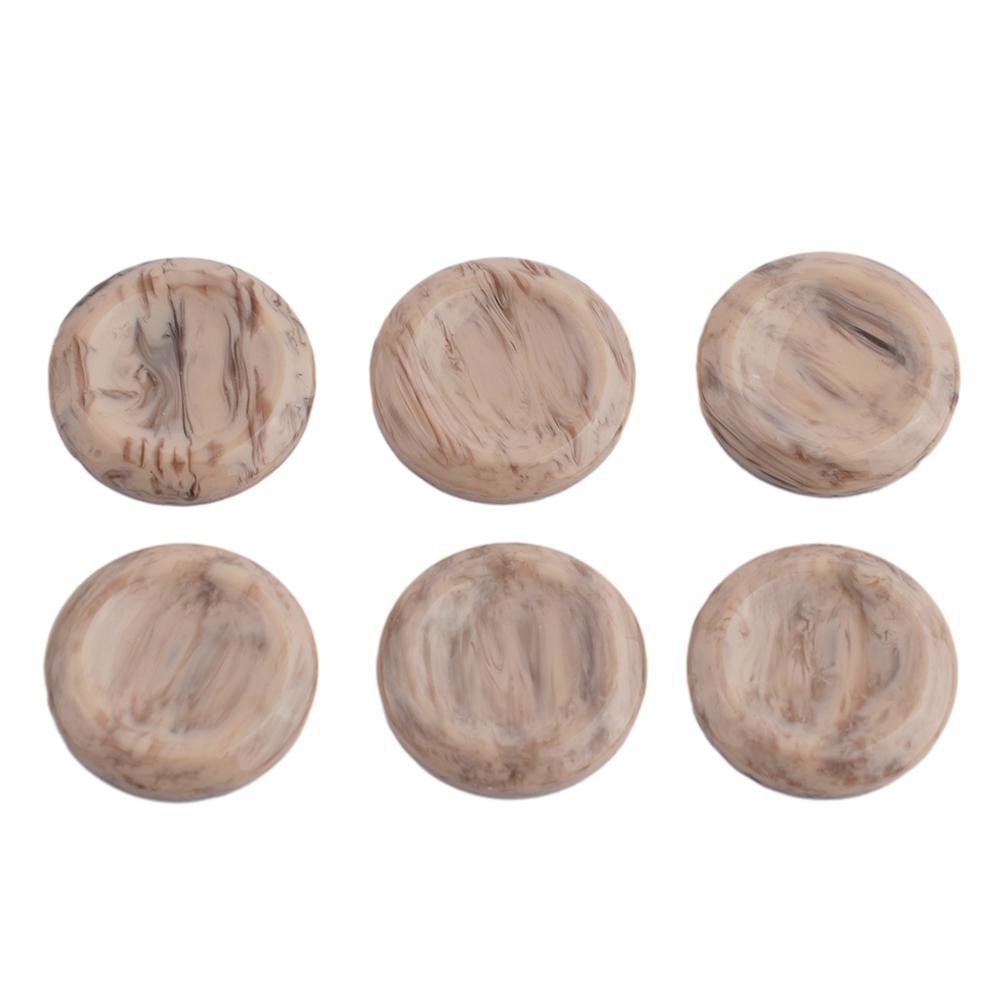 Saxophone Key Buttons Inlays Part 9 Pcs Beige Easy To Install