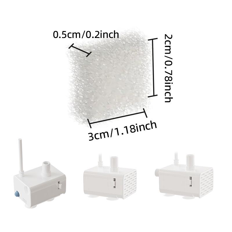 Round Arc Cotton Pet Water Fountain Filter Cartridge
