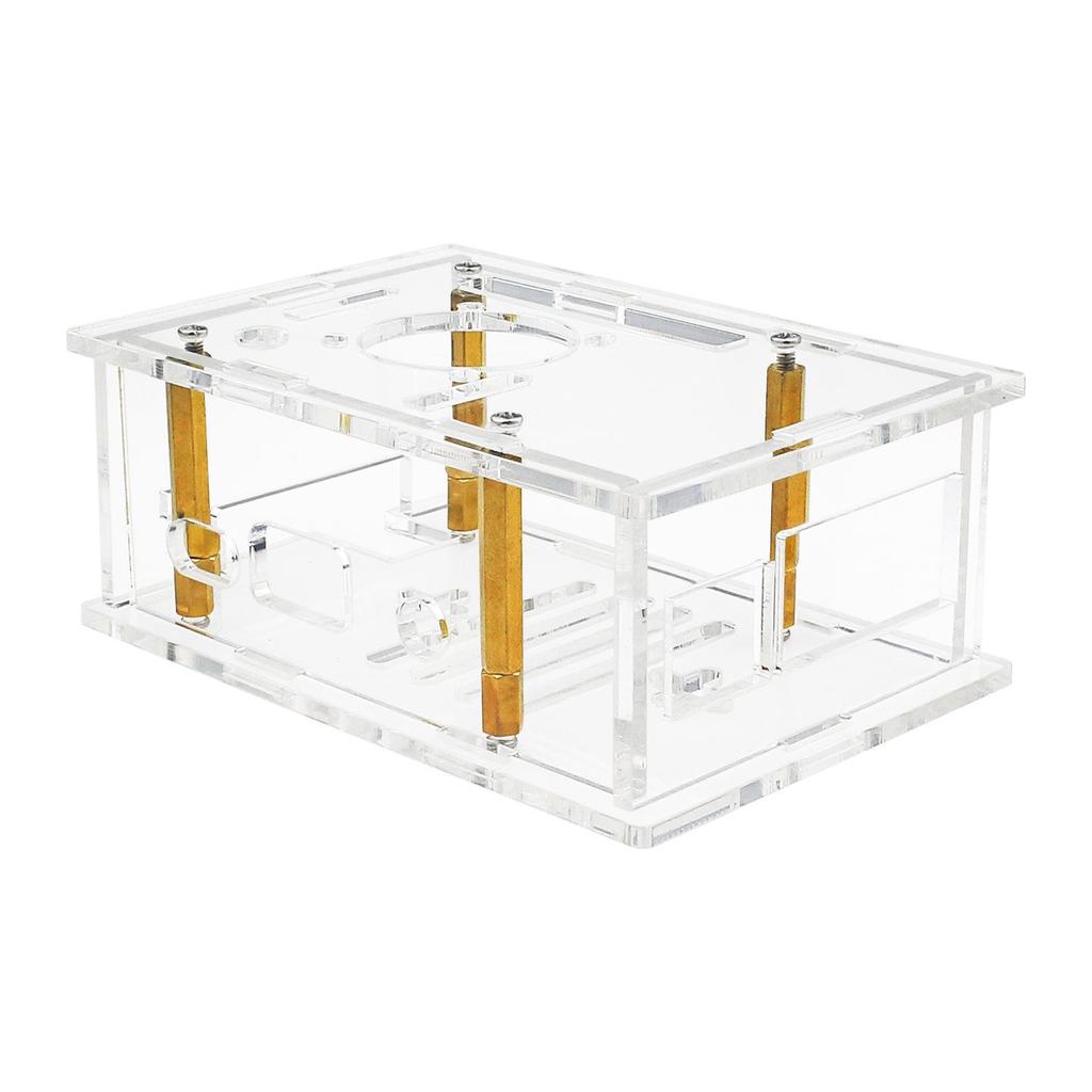 Orange Pi 4 Pro Transparent Acrylic Case with Fan & Heatsink