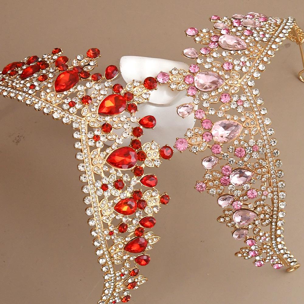 European and American Bestseller Rhinestone Princess Crown Headband for Weddings and Birthdays