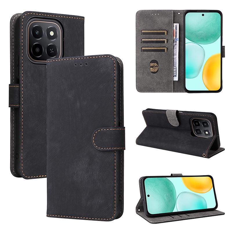 Flip Cover für Honor X6C 4G PU-Leder Ganzkörperschutz [RFID-Blockierung] Handyhüllen Wallet Cover
