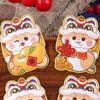 4pcs Laser Chinese New Year Red Pocket Cartoon Good Lucky Red Packets  Lunar New Year Gifts
