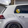 Broken Face with Skull Stickers,creative Decal High Quality Sticker for Cars