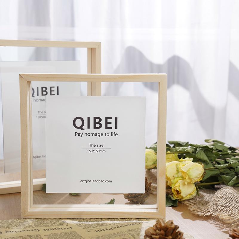 Home Decoration Stamp Storage Wall Wooden Photo Frame Wood Frames for Pictures Wholesale Wooden Picture Frame (as the picture,custom size)