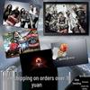 Poster Bandă Metalică Five Finger Death Punch - Artă Decorativă pe Hârtie Kraft Încadrată cu Livrare Gratuită