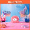 Cute Coral Mermaid Resin Figurine For Aquarium Decor Miniature Ocean Scene Accessories