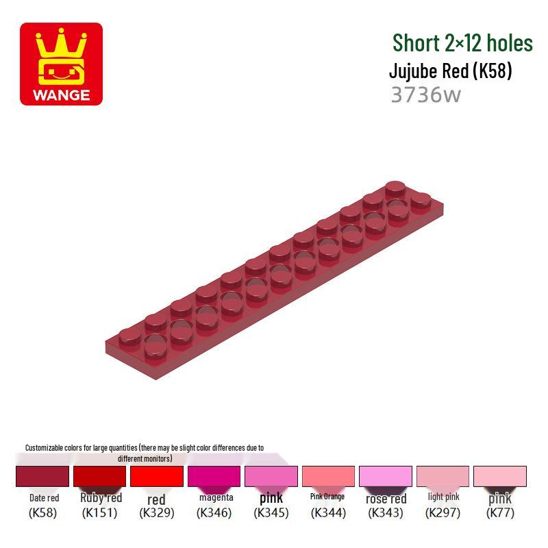 

Wange Small Particle Building Blocks Compatible with 64799W, 3736W, 3030 Short Square Hole Assembly Toys 100g