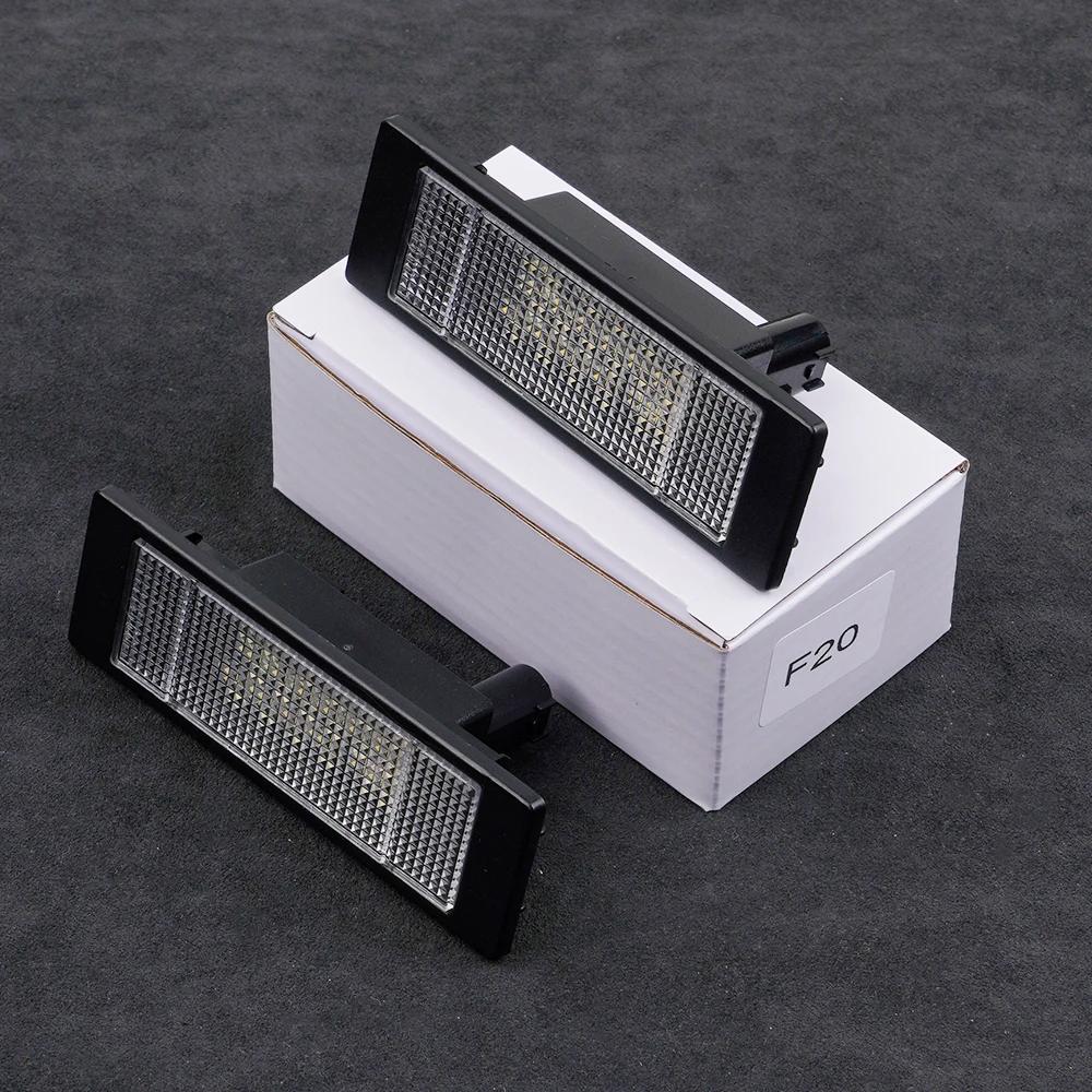 LED License Number Plate Lamp Car Light Luz No Error for BMW 1 Series E81 E87 E63 E64 M6 E85 E86 Z4 F12 F13 F20 K48