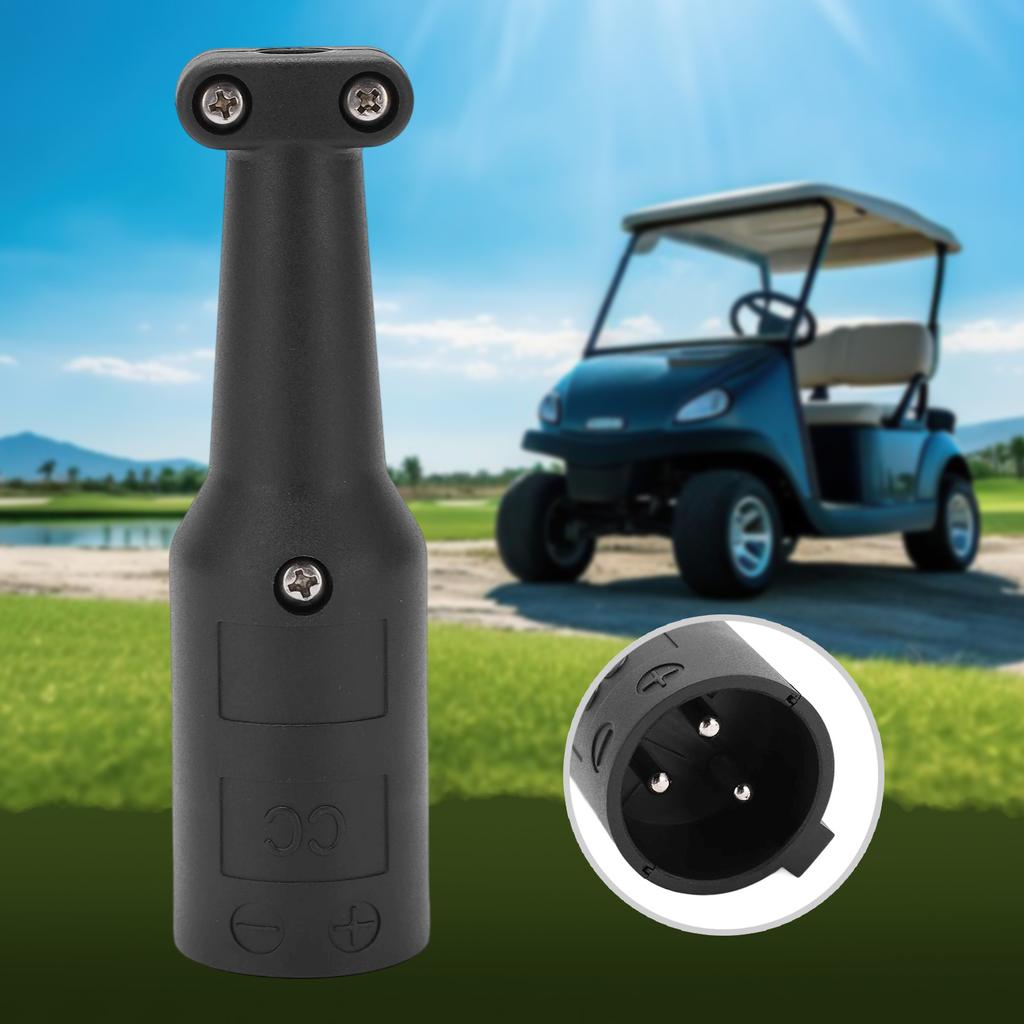 Weatherproof 48V Charging Cord Adapter for Golf Carts Club Car Precedent Easy Installation Connector Accessories