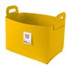 Felt Storage Basket with Handles Foldable Fabric Storage Bin Eco-Friendly Collapsible Organizer Bin for Toys Clothes Blankets Home Laundry
