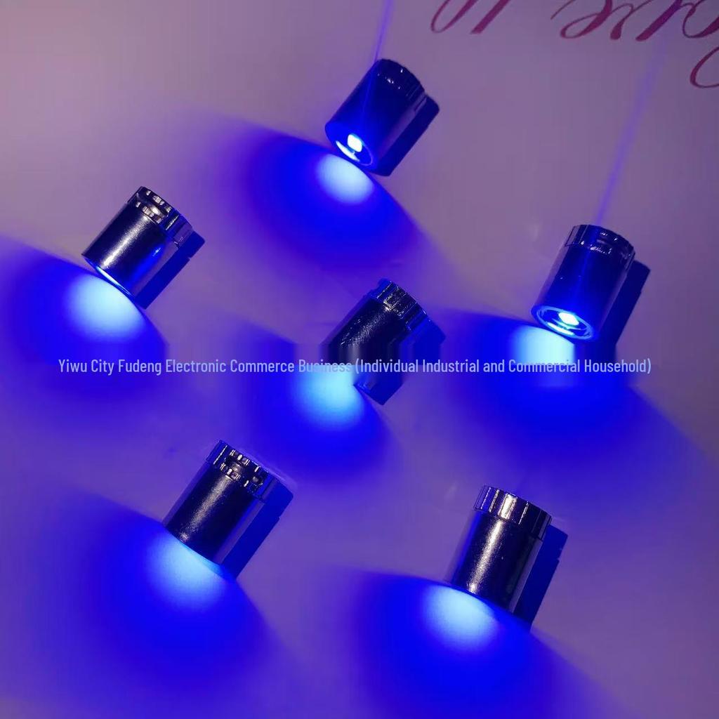 Electroplated LED Rotating Pen Light - DIY Mini Decorative Light in Warm & White Colors