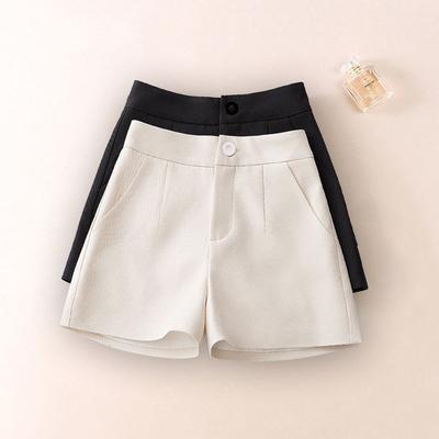 Moda Coreana Terno Feminino Shorts Verão Streetwear Office Lady Cintura Alta Sólido Combina com Tudo Solto Novo Casual Esportivo Shorts