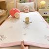 Ice Silk Cooling Mat Set - Jacquard, Machine Washable, Foldable, 3-Piece for Summer