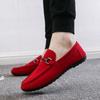 Fashion NEW Men's Loafers Comfortable Flat Casual Shoes Men Breathable Slip-On Soft Leather Driving Shoes Moccasins Zapatos De Hombre