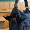 Transformable Plush Bat Keychain Novelty Cute Bat Keyring Bat Keychain with Wings  Halloween Gift