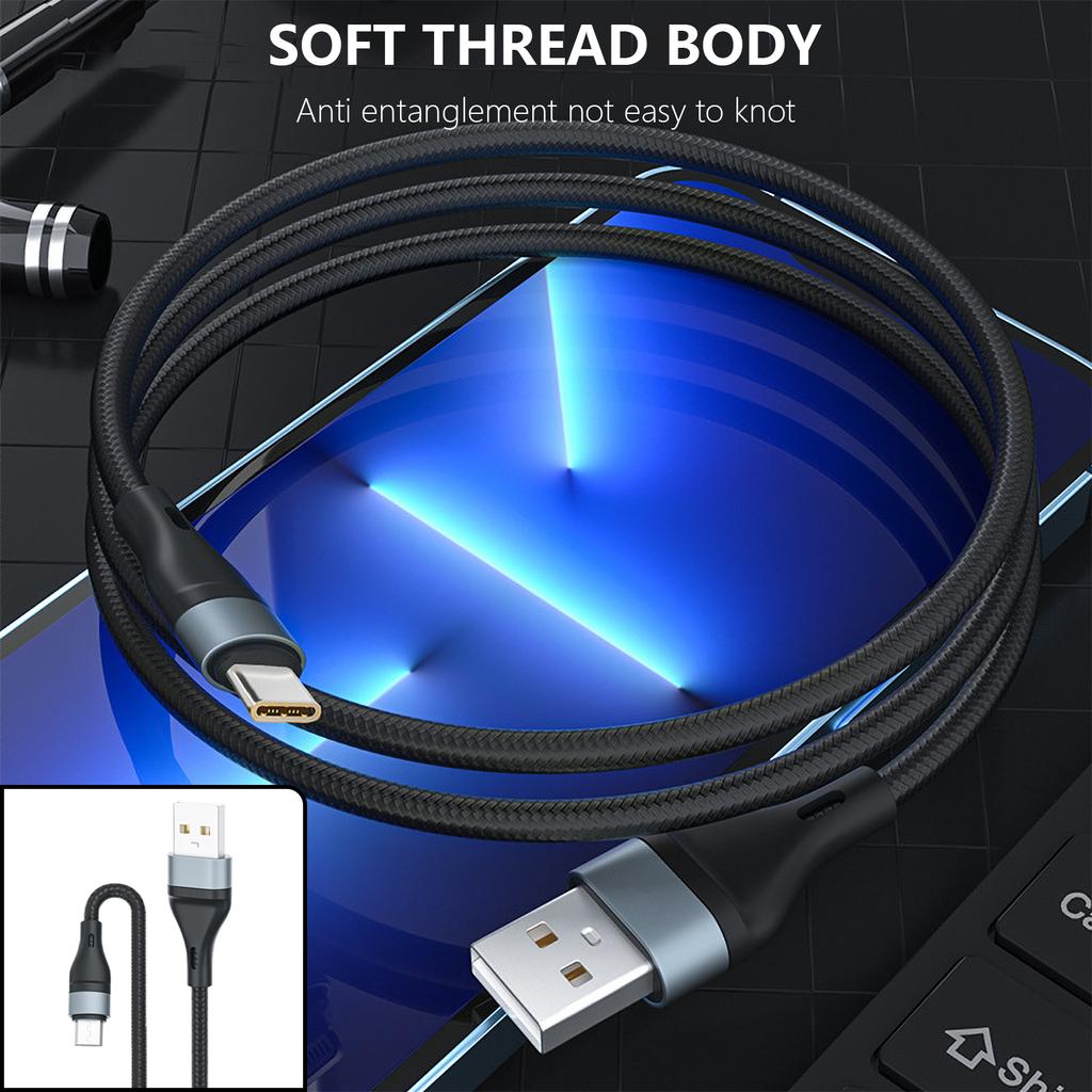 120W Charging Cable USB2.0 Fast Charging Cord Wire for Tablets Phones USB 5Pin/ Type C Quick Charging Data Cable