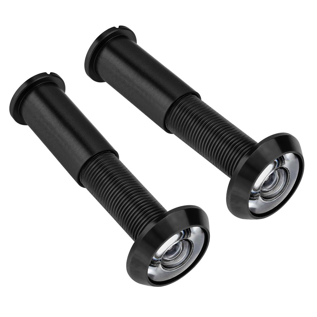 Massives Messing 2 Stück 14 mm Türspion Betrachter 180 Grad Weitwinkel HD Optische Glaslinse Schwerlast Privatsphäre Sicherheit Universal