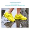 Stretchable Silicone Shoe Covers 2Pcs Waterproof Non-Slip Rain Protectors for Men&Women,Fit Most Shoes,Reusable Wet Weather Gear