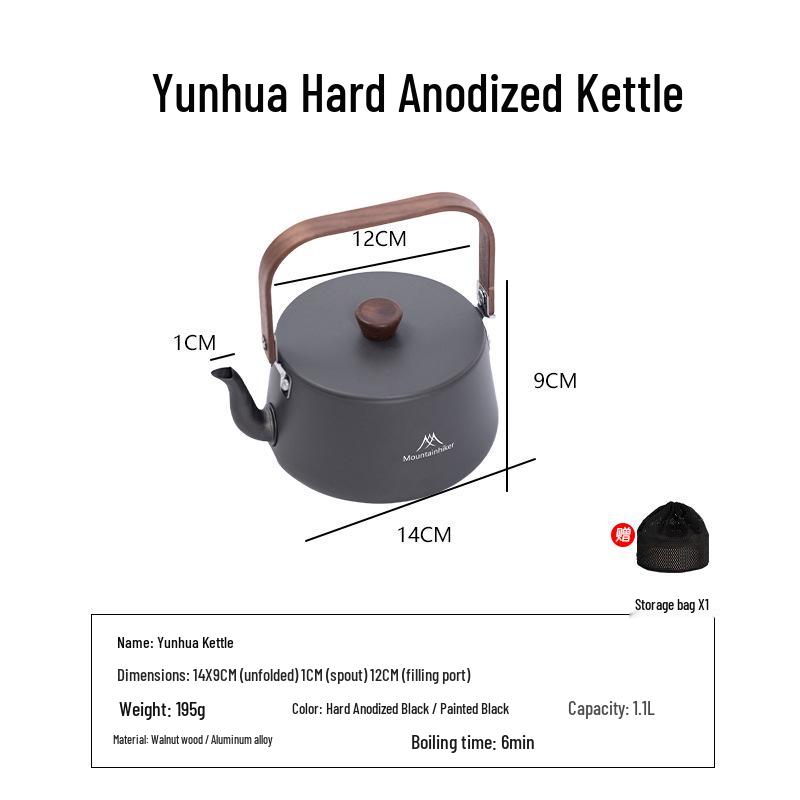 

Yunhua Ultra-Light Aluminum Camping Kettle for Tea